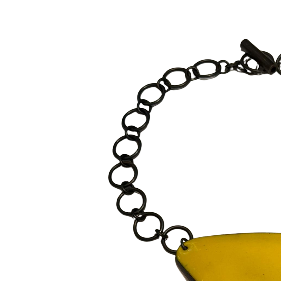 Lemon Cello Triangle Necklace