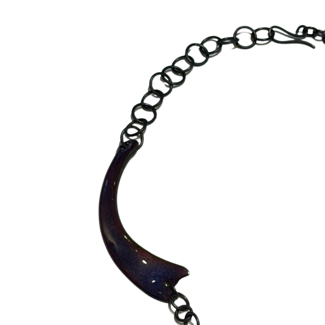 Black Triangle Necklace