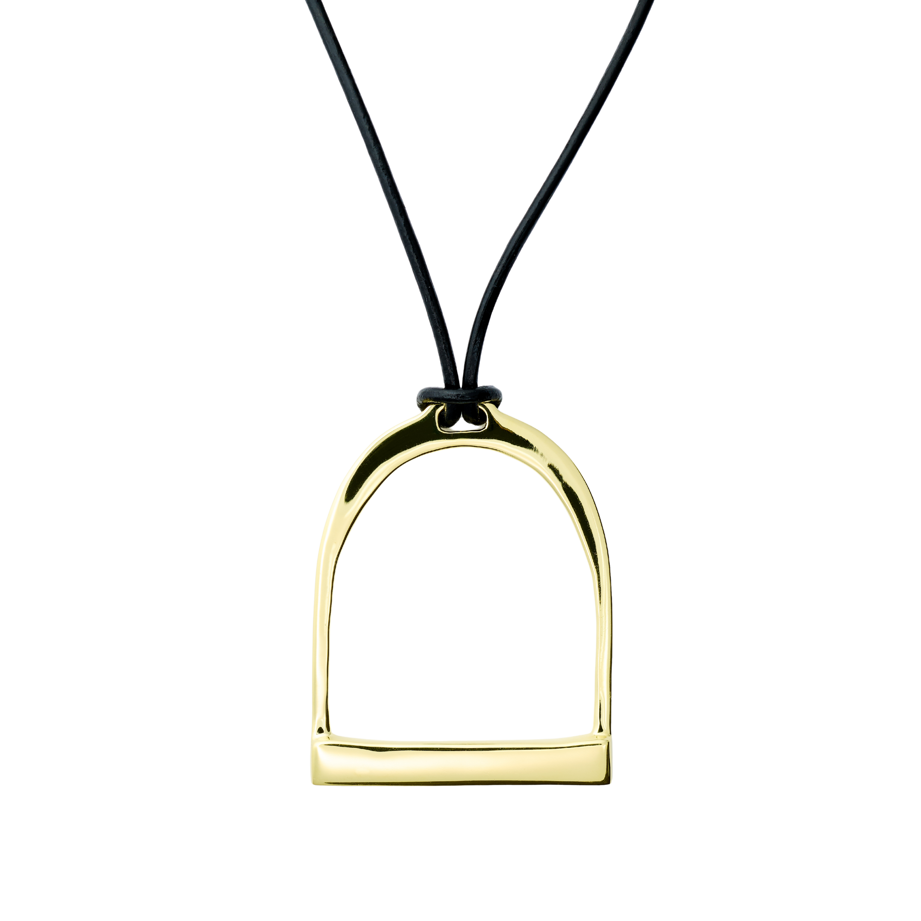 Large Stirrup Pendant