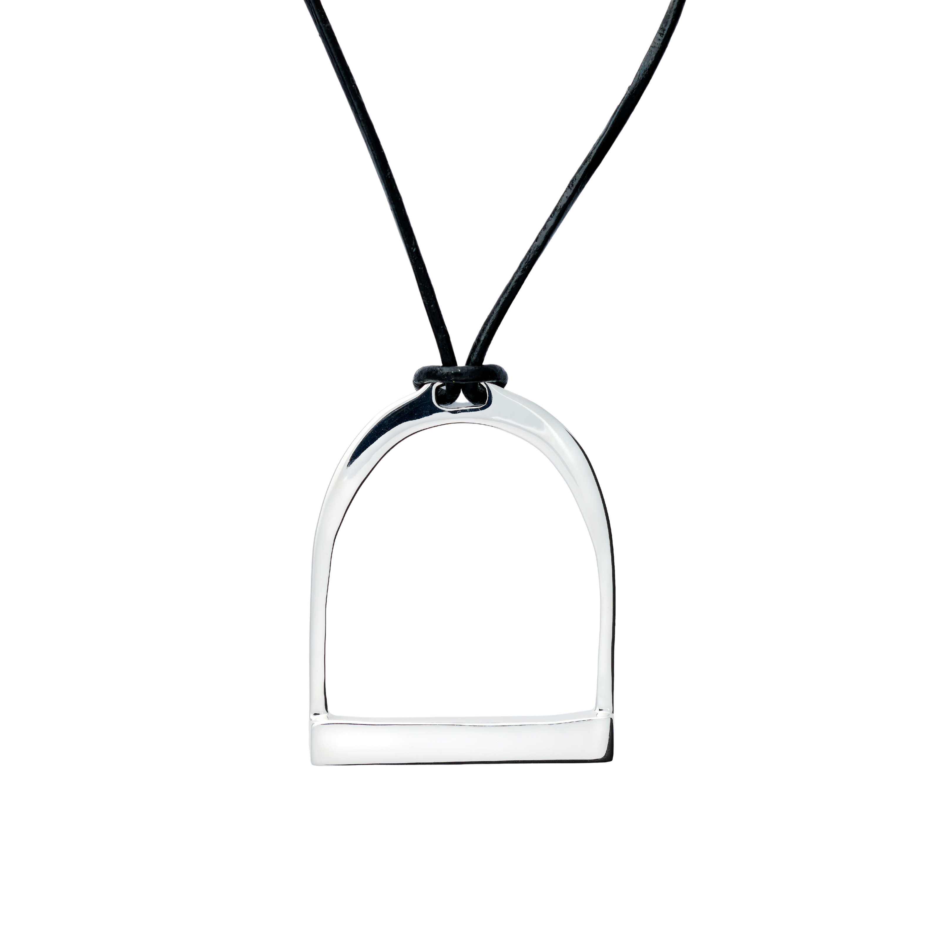 Large Stirrup Pendant