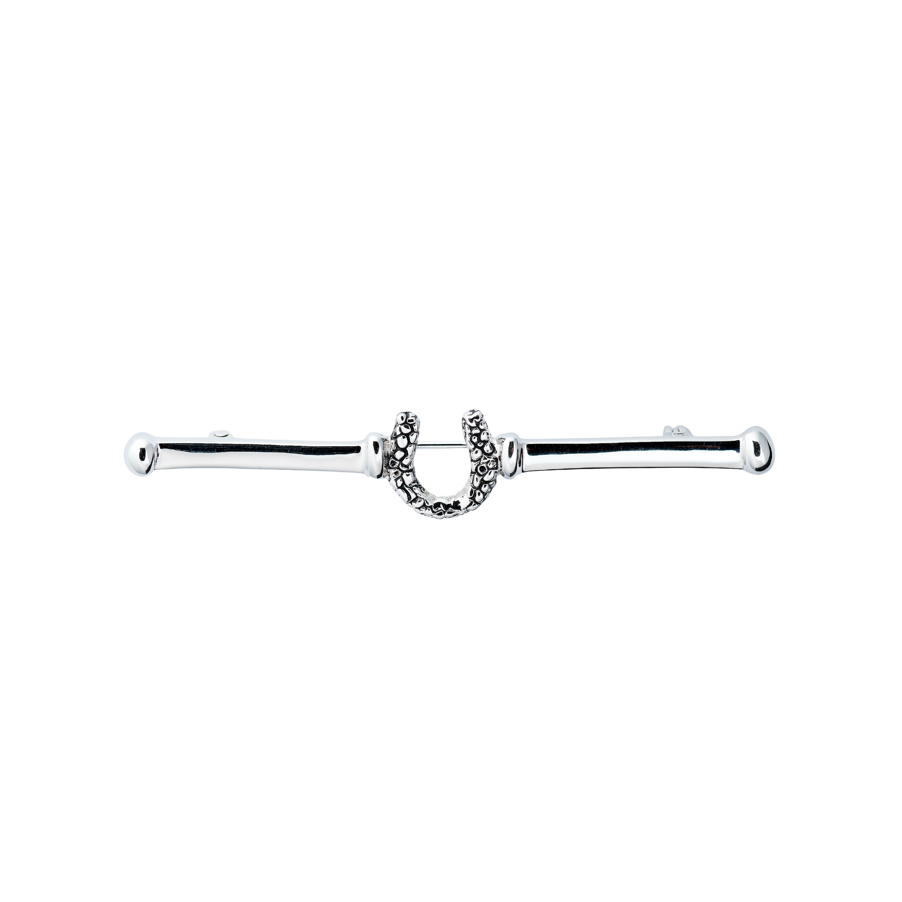 Rock Horseshoe Bar Pin