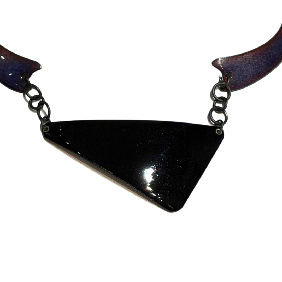 Black Triangle Necklace