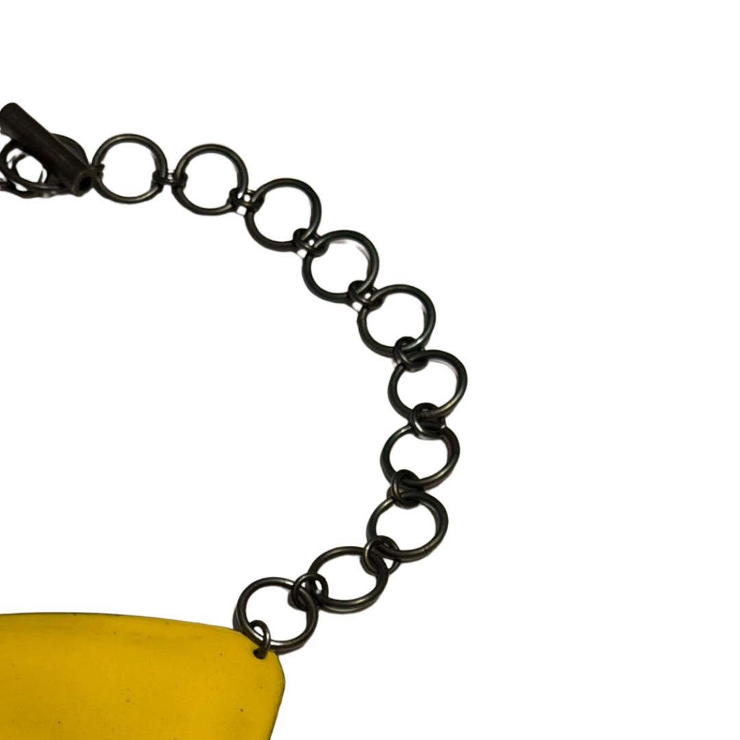 Lemon Cello Triangle Necklace