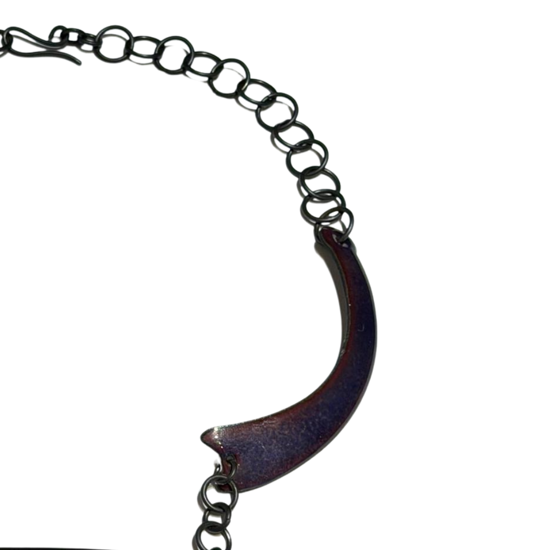 Black Triangle Necklace