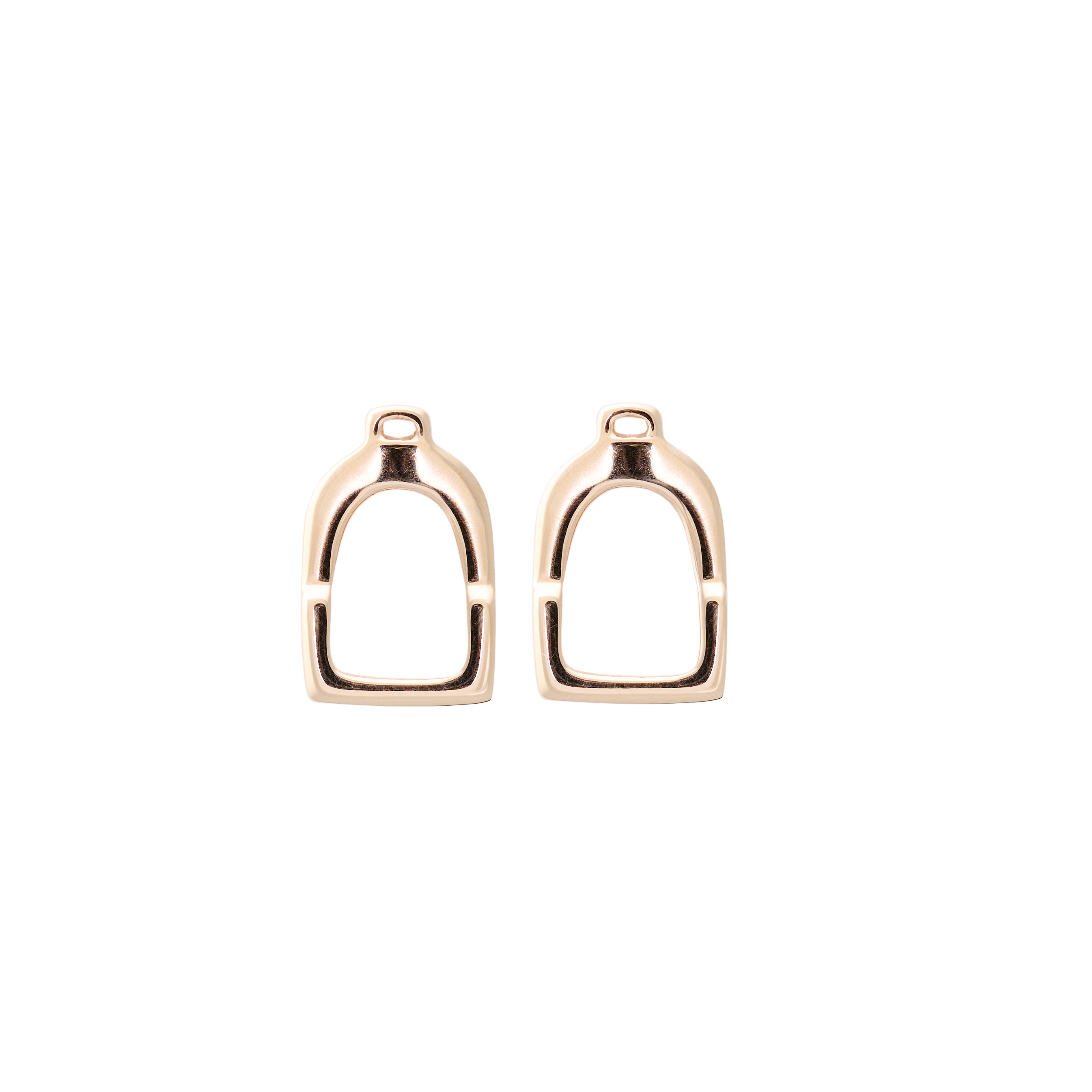 Stirrup Earrings Rose Gold
