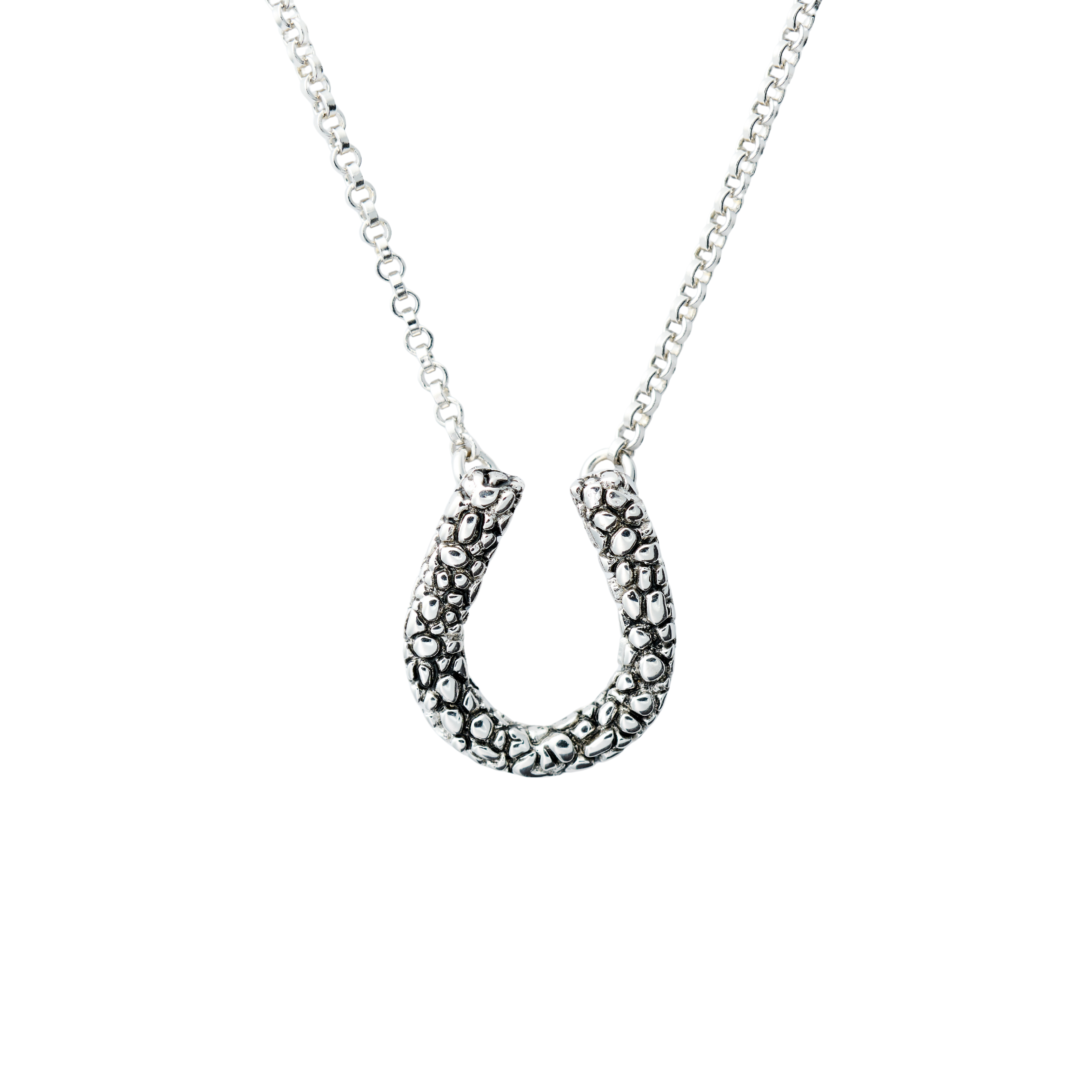Rock Horsehoe Pendant