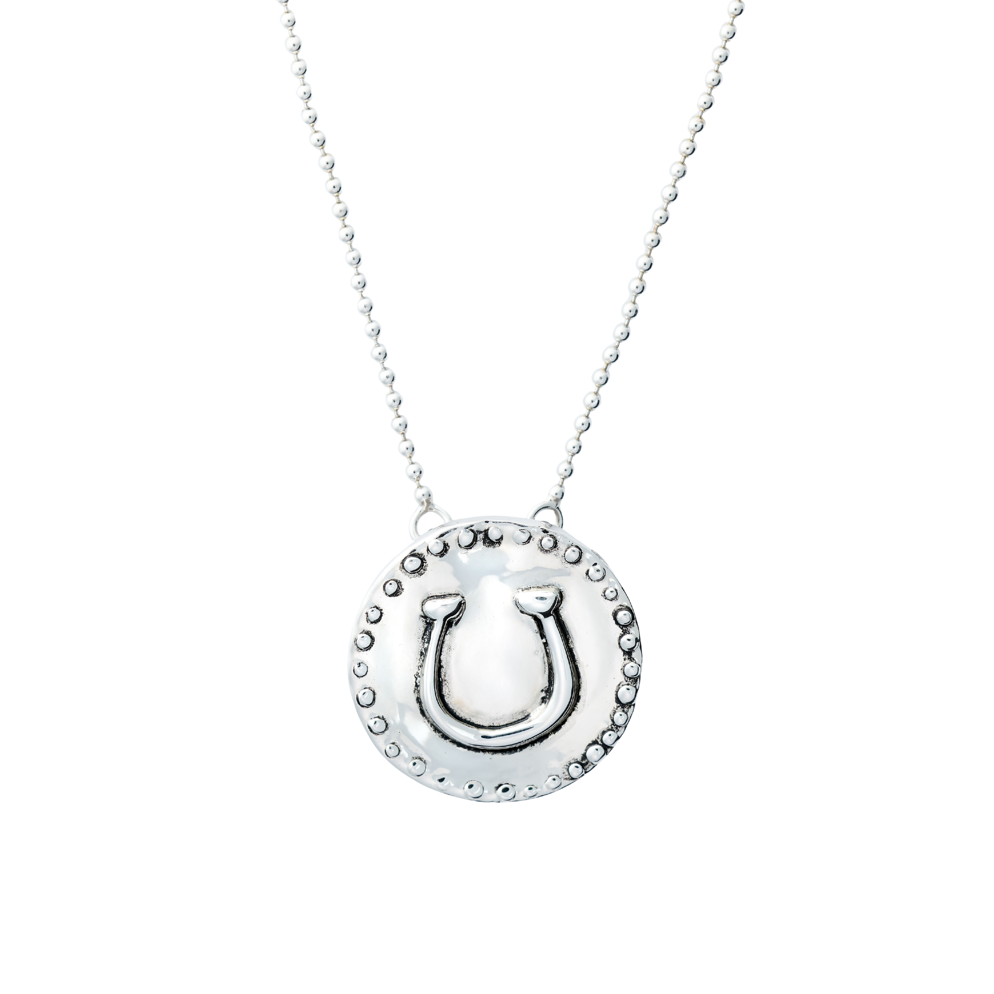 Round Horseshoe Pendant