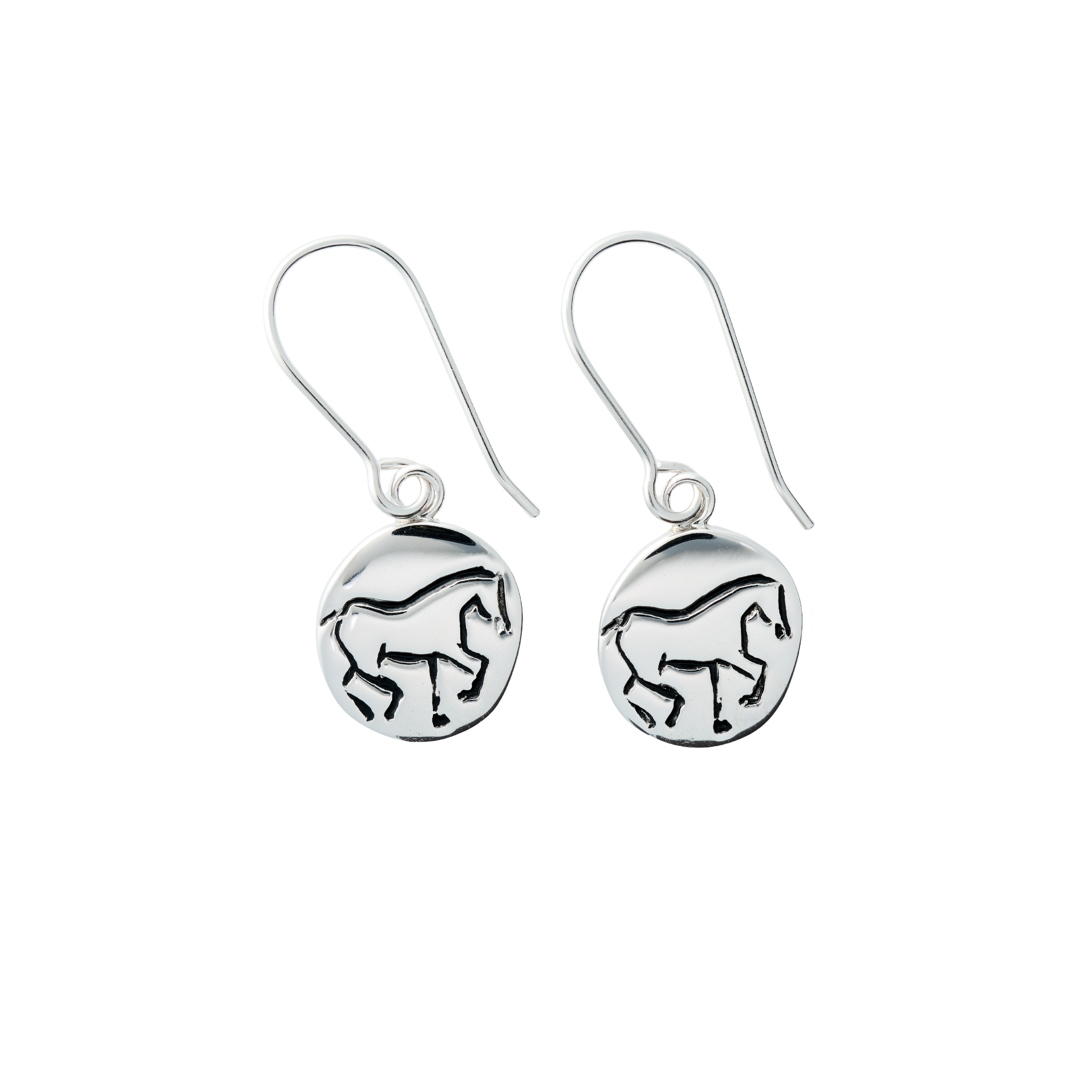 Round Piaffe Earrings